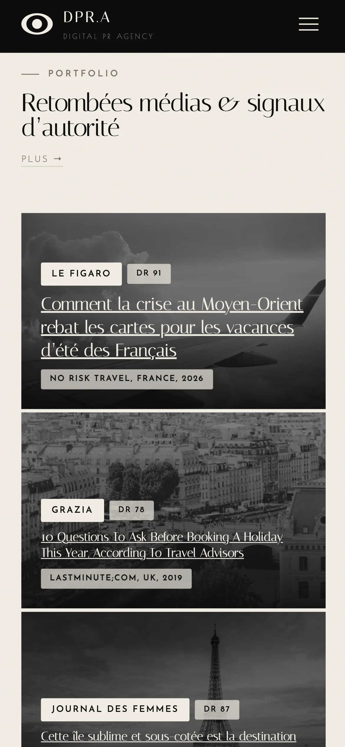 DPR.Agency, vitrine mobile