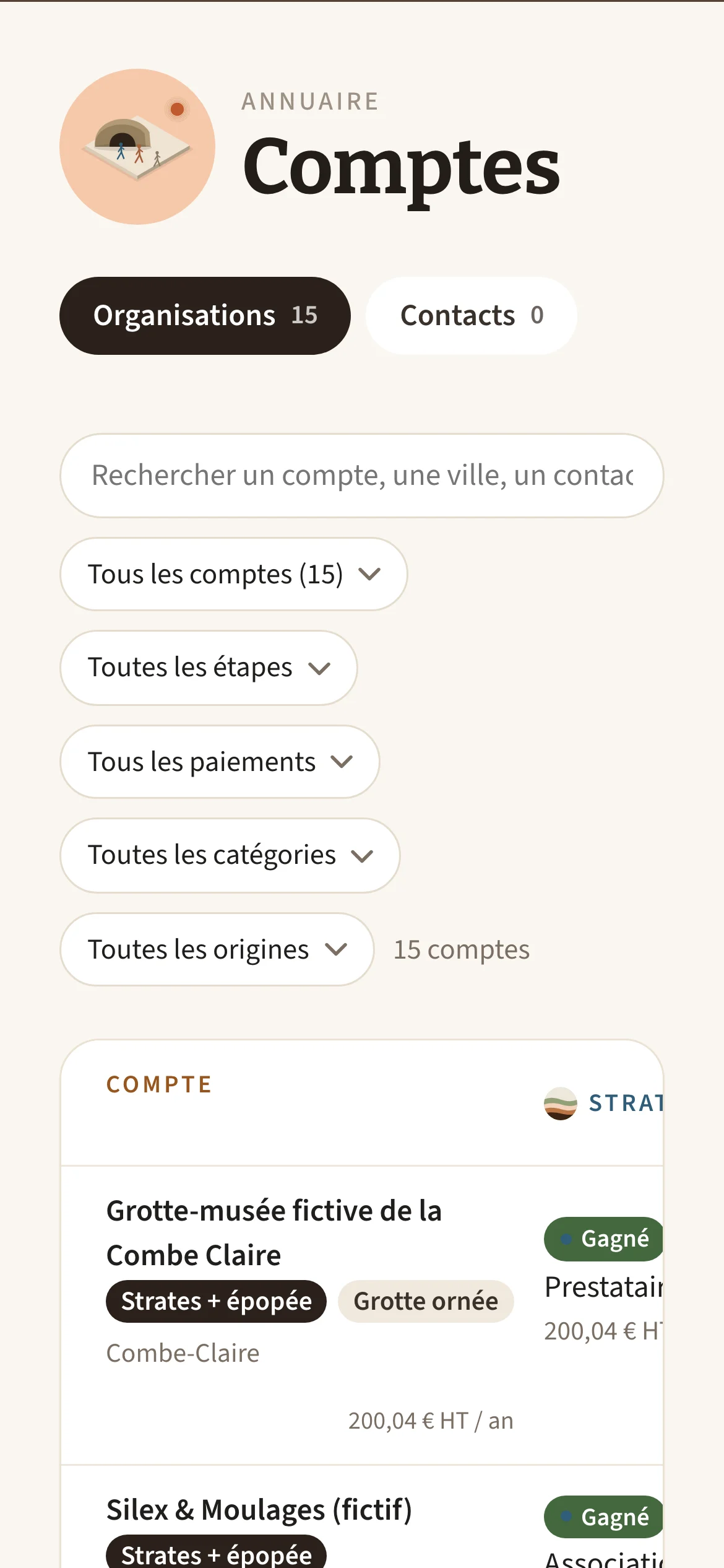 EpoStra, vitrine mobile