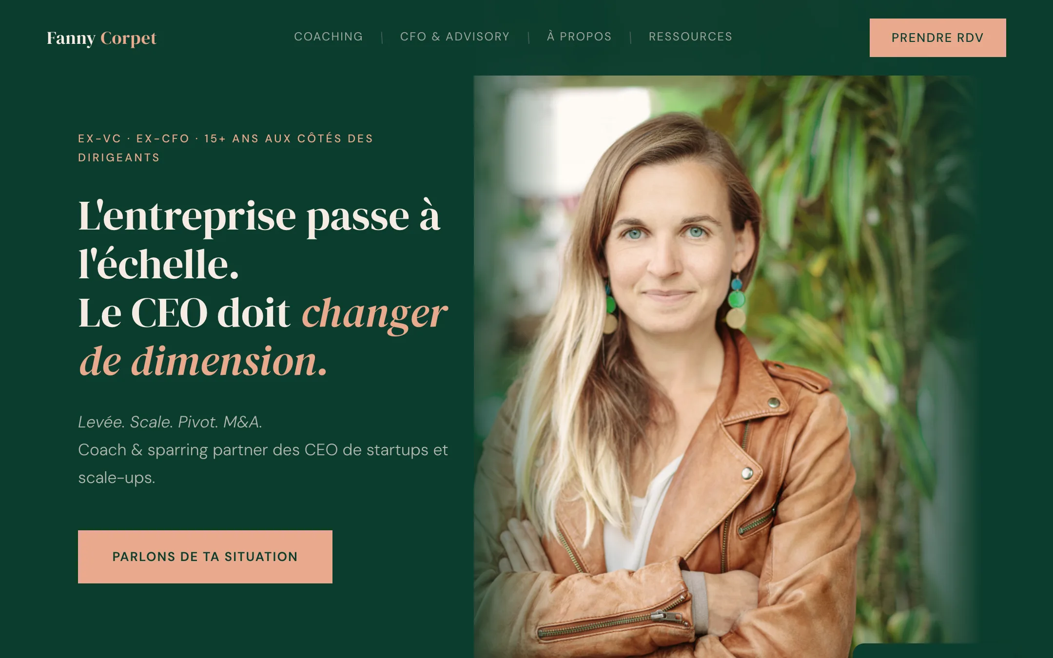 Fanny Corpet, site livré en 3 jours