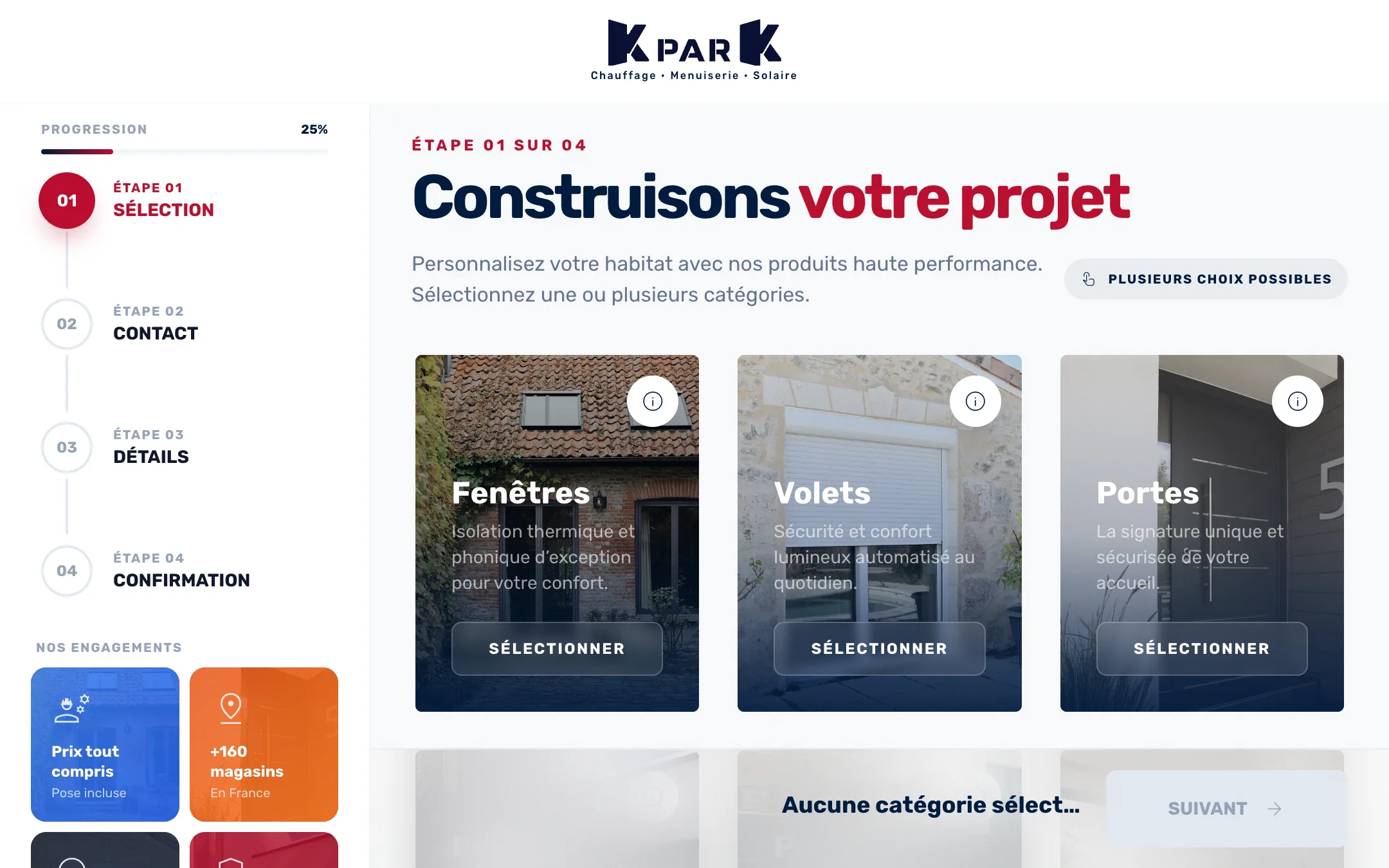 KparK, landing page livrée en 2 jours