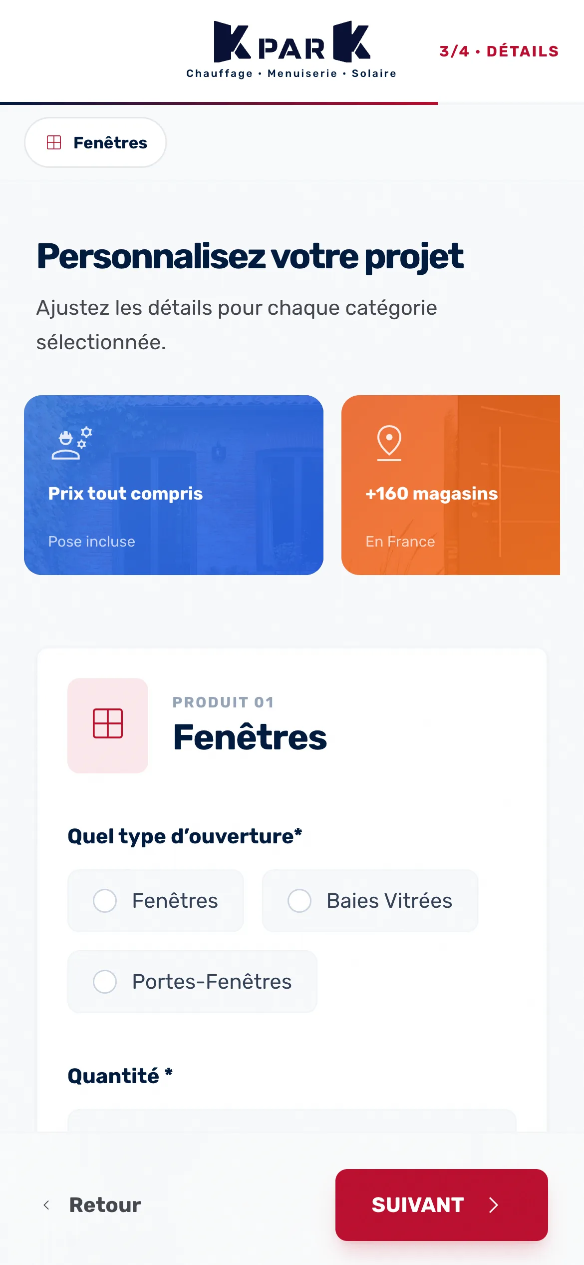 KparK, vitrine mobile