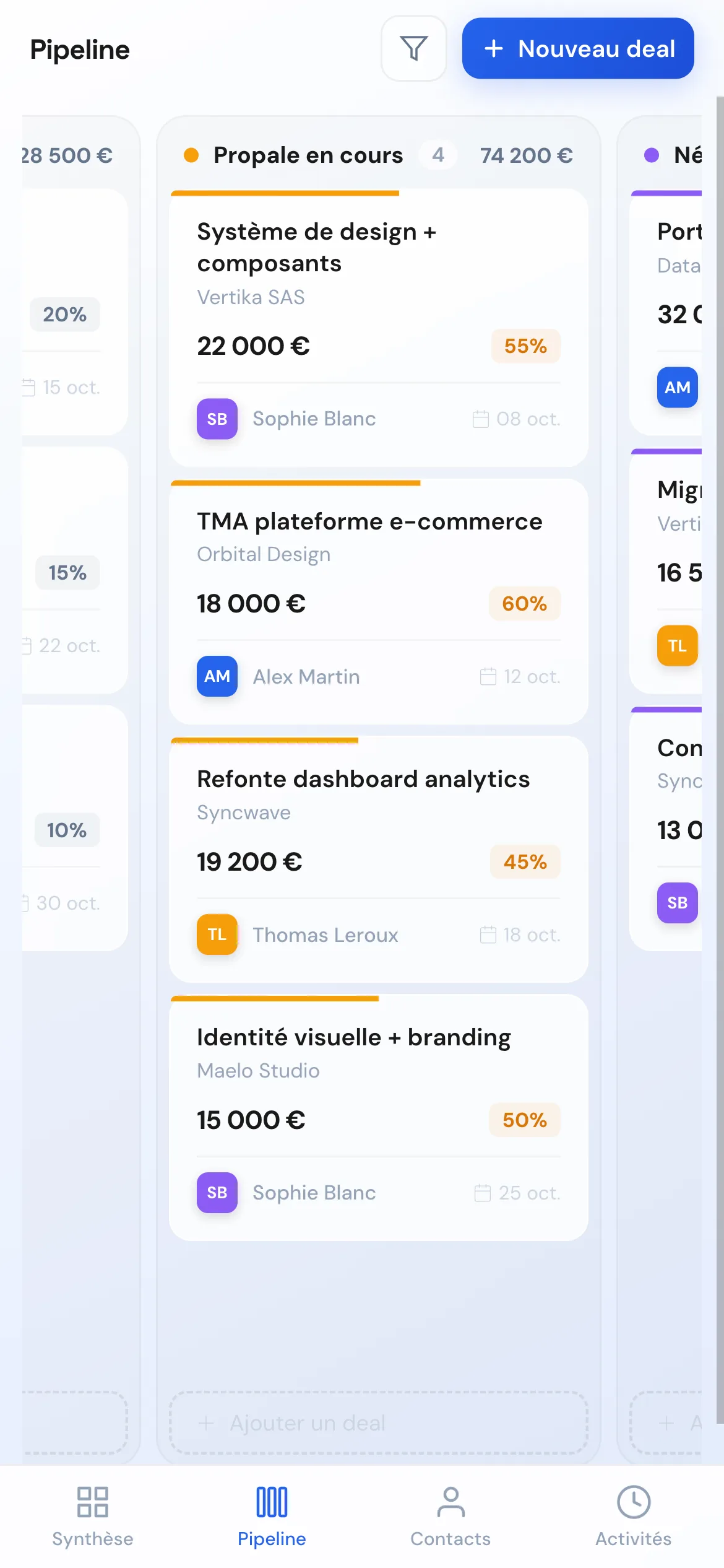 Plateforme métier, cas concret 2
