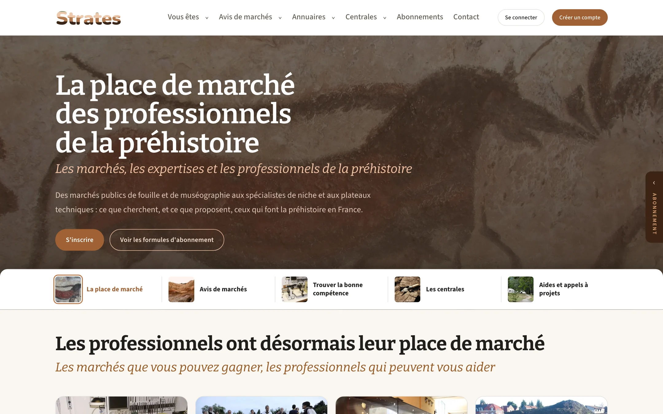 Strates, plateforme sur abonnement mise en ligne en 7 jours