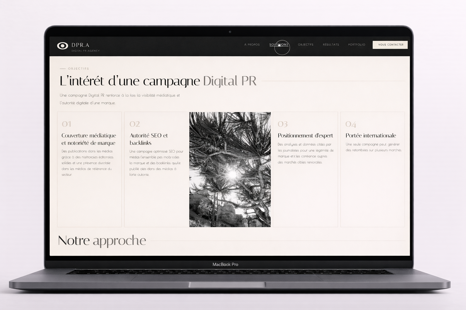 Site vitrine DPR Agency, capture 7