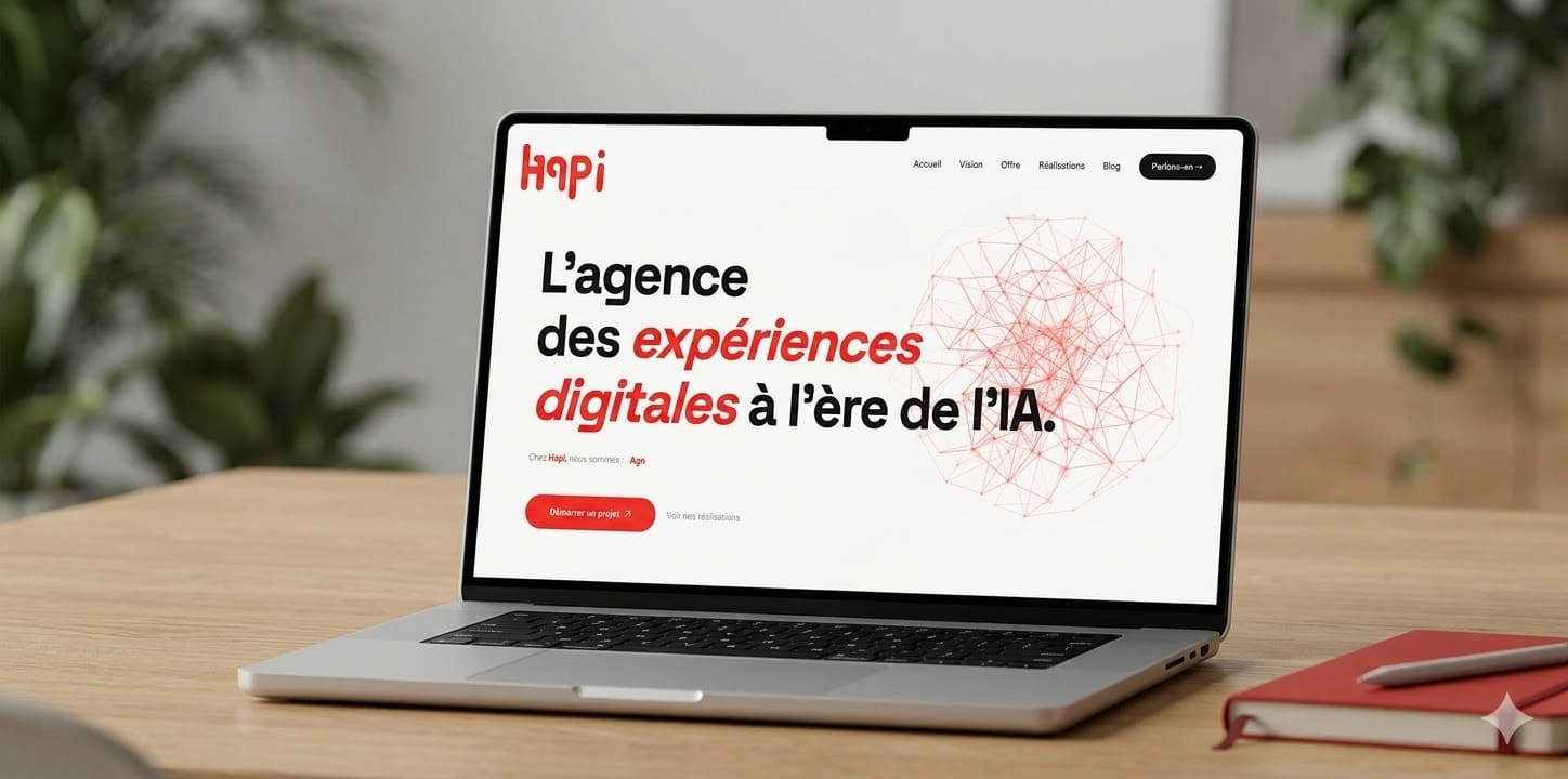 Site vitrine Hapi Agency, capture 4